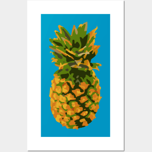 Minimalist Abstract Nature Art #52 Pineapple Posters and Art